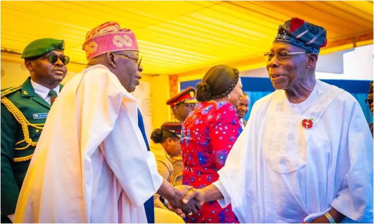 Tinubu Celebrates Obasanjo At 89 S8n3P2