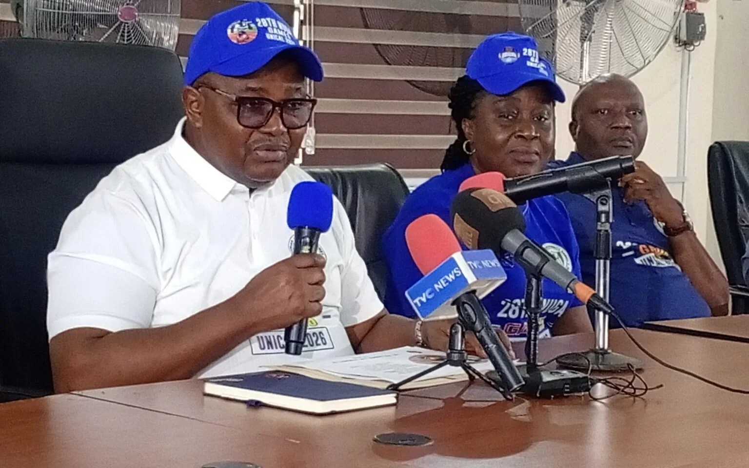 Vice Chancellor Of UniCal Prof Offiong Offiong During The Press Conference On The 2026 NUGA Games E1781878942895 KTyqS2